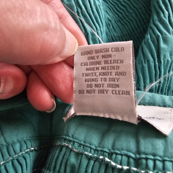 Soft Surroundings Delphine Crinkle Smocked Maxi Dress Tall Medium - Picture 5 of 5